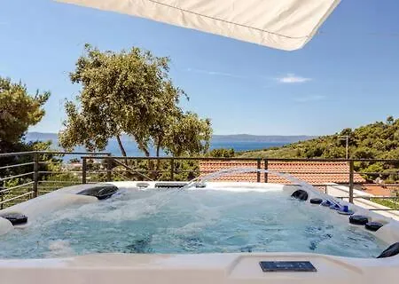 Sea View House With Jacuzzi - Casa Bianca Brac *