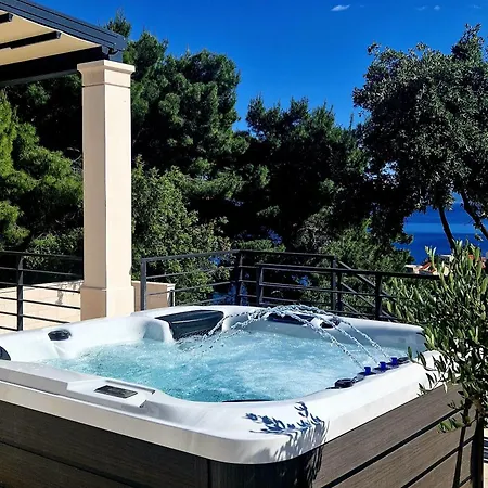 Sea View House With Jacuzzi - Casa Bianca Brac Selca (Brac)